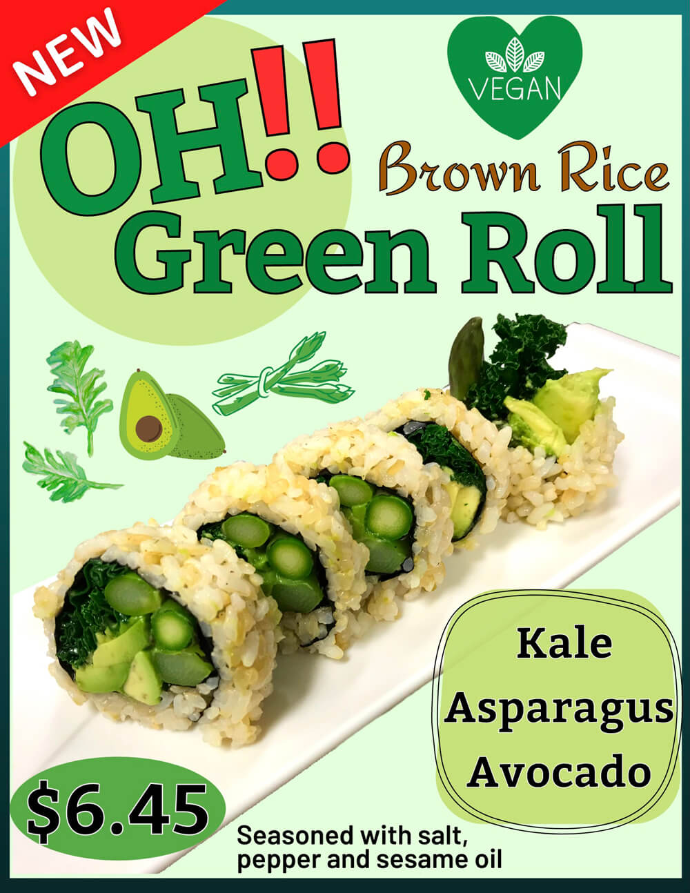 Takeya Sushi New Roll