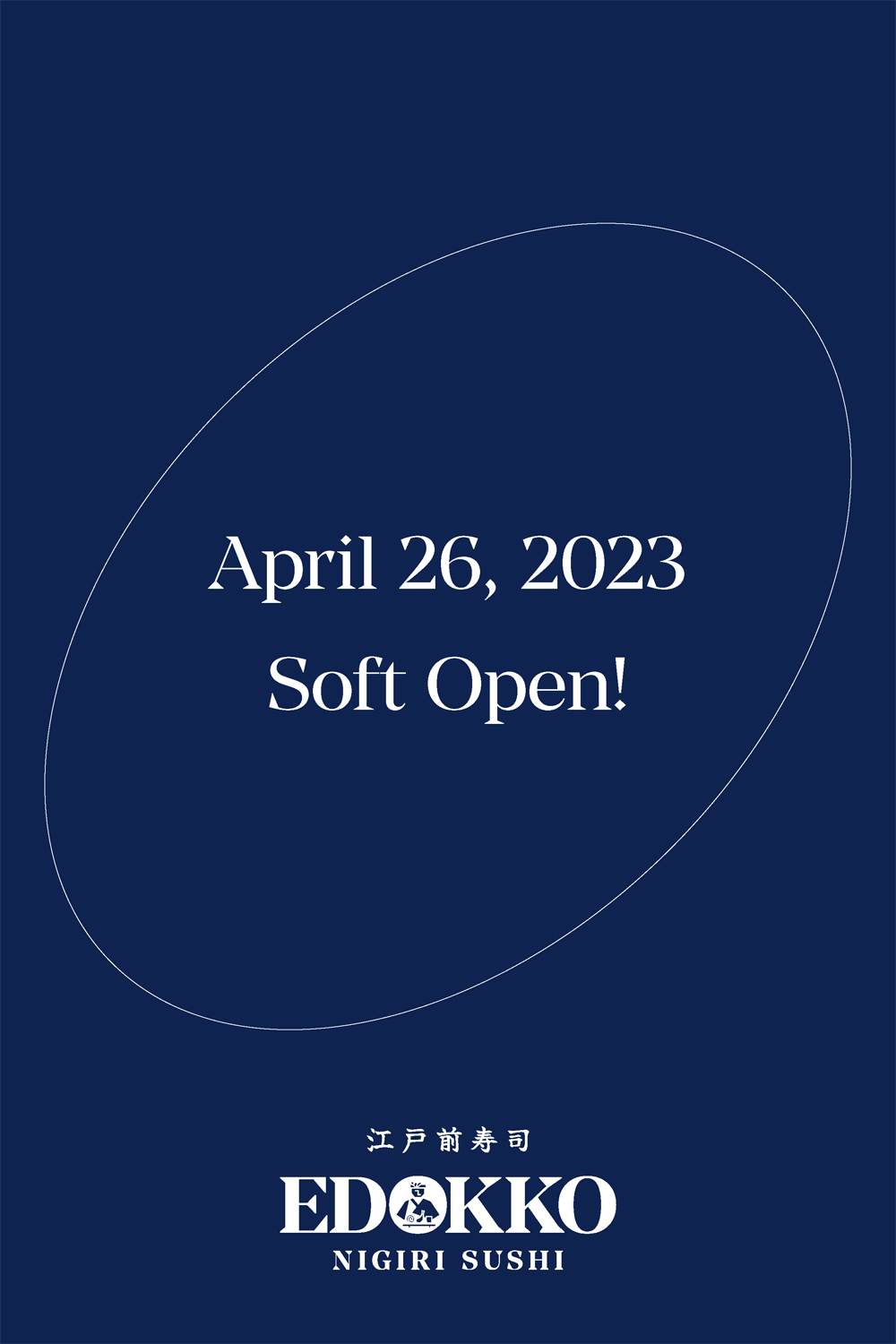 Edokko Nigiri Sushi Soft Open! April 26, 2023